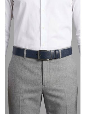 ONZ Hakiki Deri Erkek Spor Kemer - Kot ve Jeans Pantolon Uyumlu_4 cm