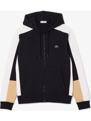 Lacoste Men's Zip-Up Colorblock Hoodie