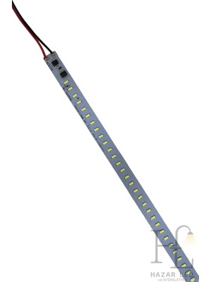 Hazar Led 220 Volt 4014 Alüminyum Çubuk LED Dim Edilebilir Bar LED Beyaz 6000-6500K 1 Metre