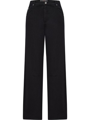 Mudo Kadın Siyah Loose Fit Pantolon