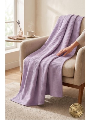 Vessino Home Aura Waffle %100 Pamuklu Koltuk Örtüsü (160X230 CM-200X230 Cm)