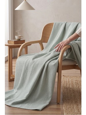 Vessino Home Aura Waffle %100 Pamuklu Koltuk Örtüsü (160X230 CM-200X230 Cm)