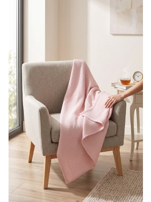 Vessino Home Aura Waffle %100 Pamuklu Koltuk Örtüsü (160X230 CM-200X230 Cm)