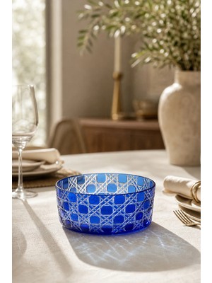 Kristal Market Kesme Kristal Dekor Petek 25 cm