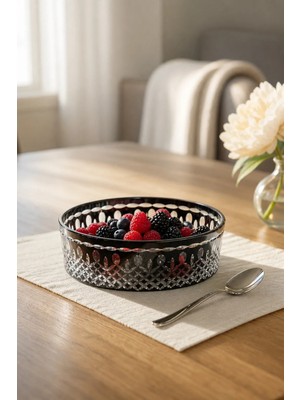 Kristal Market 19 cm Meyvelik Sunumluk City