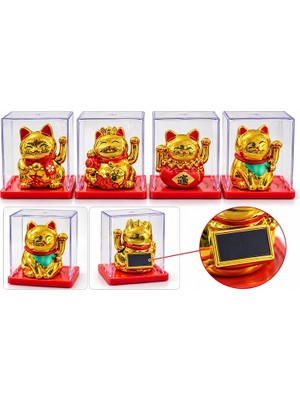 Livenda Güneş Enerjili Sallanan Şans Kedisi - Maneki Neko ALK6160