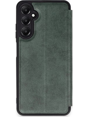 Skygo Revify Samsung Galaxy A36 Kılıf Flip Cover - Koyu Yeşil