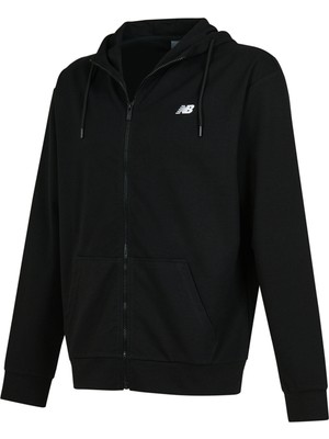 New Balance Nb Lifestyle Erkek Fermuarlı Sweatshirt MNJ3646-BK