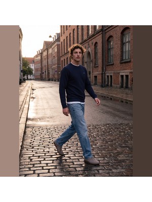 JJ Erkek Logo Detayli Regular Fit Sweatshirt - Alves