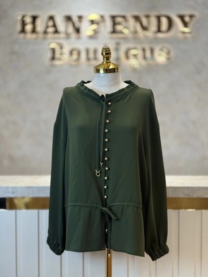 Ghisa GH-4710T4479-H Haki Renk Tunik