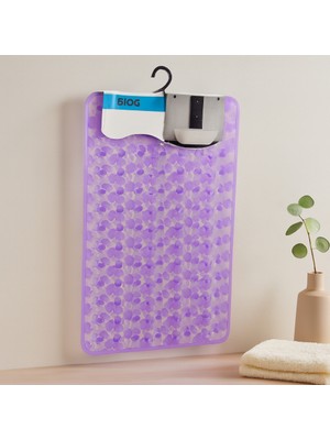 Str Store Kaydırmaz Pvc Banyo ve Küvet Paspası Petek Desenli Şeffaf-Buzlu (37X68 Cm)
