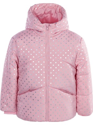 Civil Girls Puantiye Baskılı 6-9 Yaş Mont - Pembe