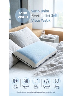 Serinletici Visco Ortopedik Yastık 40X60+15