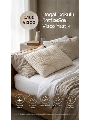 Cotton Soul Visco Ortopedik Yastık 40*60+15