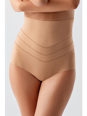 QKK Beli Silikonlu Çift Kat Yarım Slip Korse - Toparlayıcı ve Şekillendirici