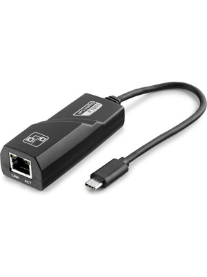Skygo Type-C USB Ethernet Adaptör 10/100 Mbps - Siyah HDX5275