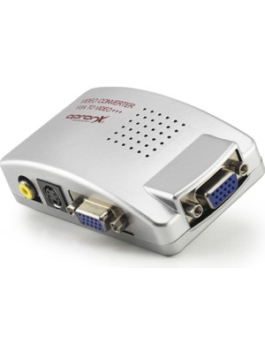 Skygo VGA To S-Video Görüntü Dönüştürücü Gri APX895