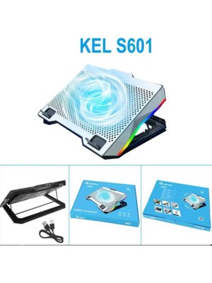 Skygo ZR924 S601 Tek Fanlı Rgb Metalik Laptop Soğutucu