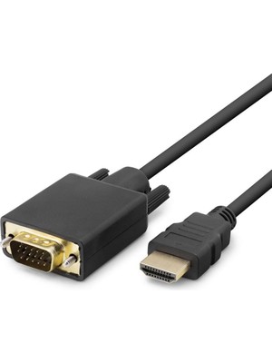Skygo Hdmı To VGA Kablo Pvc 120Hz 1080P 1.8m Siyah HDX7795