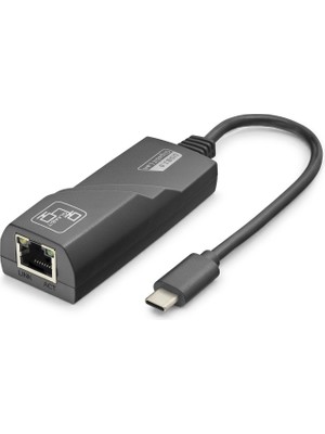 Skygo Type C USB 3.0 Ethernet Adaptör Gigabit Siyah HDX7868
