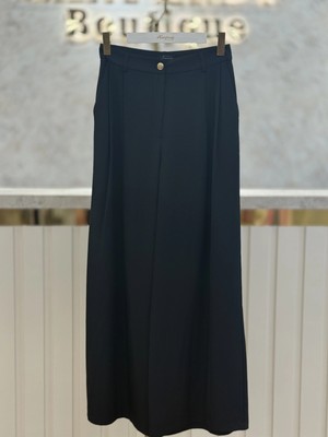 Sentez SZ-5659-S Siyah Renk Pileli Pantolon