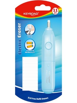 Keyroad Pilli Silgi 10 Yedekli