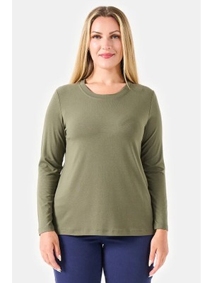 Centilmen Bisiklet Yaka Basic Örme Bluz  11010