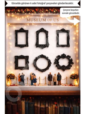 Overmax Gold Mini Çerçeveler 6’lı Set – Museum Of Us Mini Müze Konseptli Sevgililer Günü Hediyesi