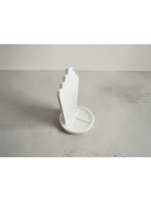 3D Tasarım Mezar Taşı Tasarımlı Kolye Standı