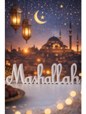 Overmax Subhanallah Yazılı Dekoratif Masaüstü Biblo - Modern Islami Duvar ve Masa Aksesuarı