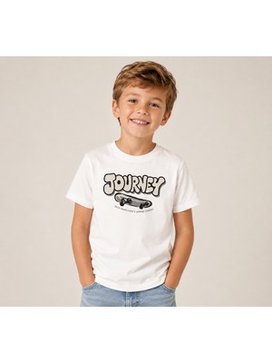 Divonette Journey Skate Baskılı Erkek Çocuk Tişörtü