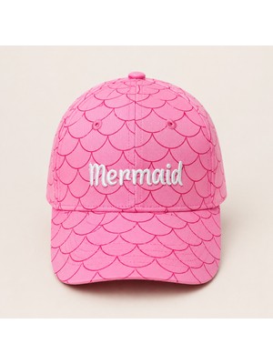 Kitti Kız Çocuk Mermaid Nakışlı Desenli Şapka