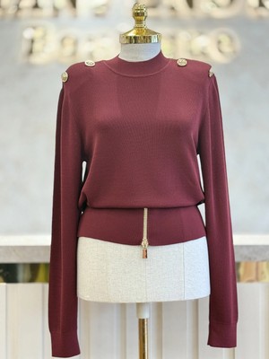 Ghisa Bordo Renk Tunik