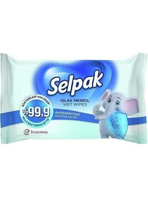 Cep Islak Mendil Antibalteriyel 3'lü (1 x 3 Adet)