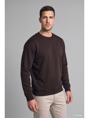 Defacto  Erkek Sweat H5180AX/BN337 Brown
