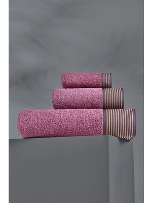 Tabea Home Karlina Model 3'lü Banyo Seti Mürdüm