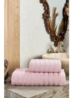 Tabea Home Fluffy 2'li Banyo Havlu Seti