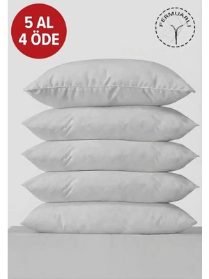 Denizli Çeyiz  1 Adet Beyaz Fermuarlı 50 x 70 cm Iç Yastık Kılıfı