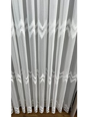 İnci Life Home Bambu Eteği Güpürlü Modern Her Odaya Uygun Tül Perde 1/2,5 Orta Pileli