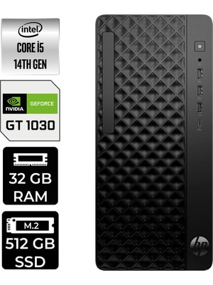 Prodesk 2 Tower G1i I5 14500 32GB 512GB SSD GT1030/4GB W11H Masaüstü Bilgisayar