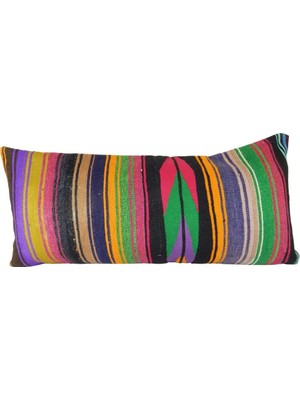 Kilim Turuncu El Yapımı Kırlent 50 x 100 cm