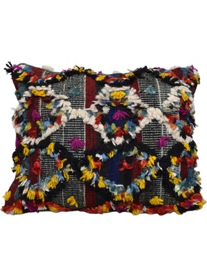 Kilim Antik El Dokuma Kilim Kırlent Yastık Kılıfı 1580 - Yeni - Çok Renkli