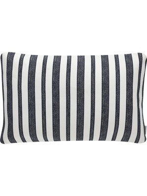 Mudo Home Ellis Çi̇zgi̇li̇ Kirlent Laci̇vert 40X60 cm