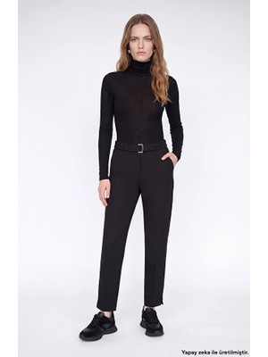Network Siyah Casual Pantolon