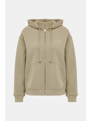Maison Kitsune Maıson Kıtsune Beige Hooded Sweatshirt