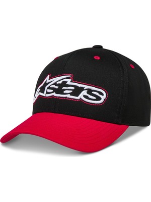 Alpinestars Retro Snapback Şapka Siyah  Kırmızı