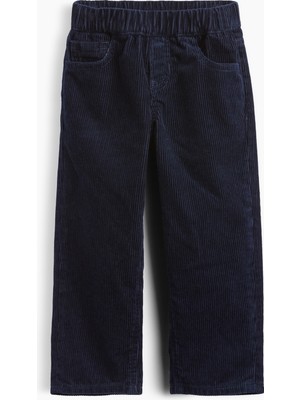 Gap Erkek Bebek Lacivert Kadife Pull-On Baggy Pantolon