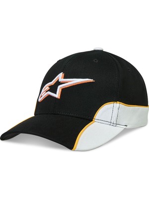 Alpinestars 500 Snapback Şapka Siyah  Beyaz