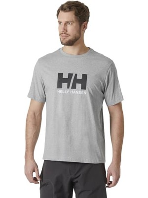 Helly Hansen Helly Hansen Hh Logo T-Shırt 3.0 Erkek Gri Tshirt HHA.54596-HHA.949