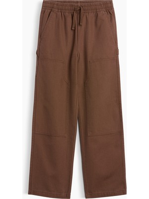 Gap Erkek Çocuk Kahverengi Relaxed Pull-On Kanvas Carpenter Pantolon